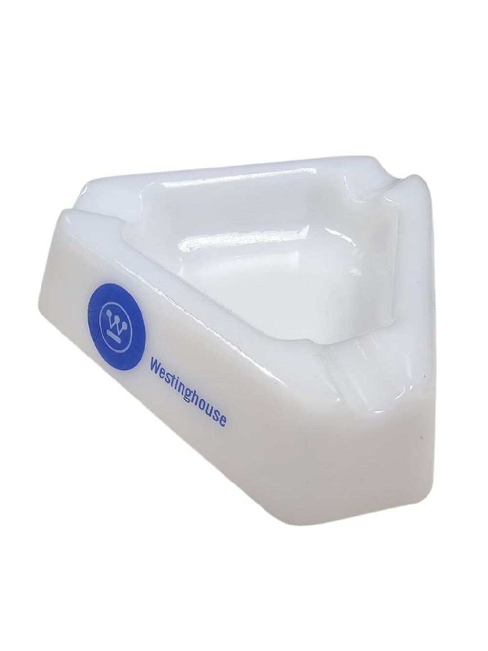 60s - 70s Westinghouse promotional advertising collectible milk glass ashtray